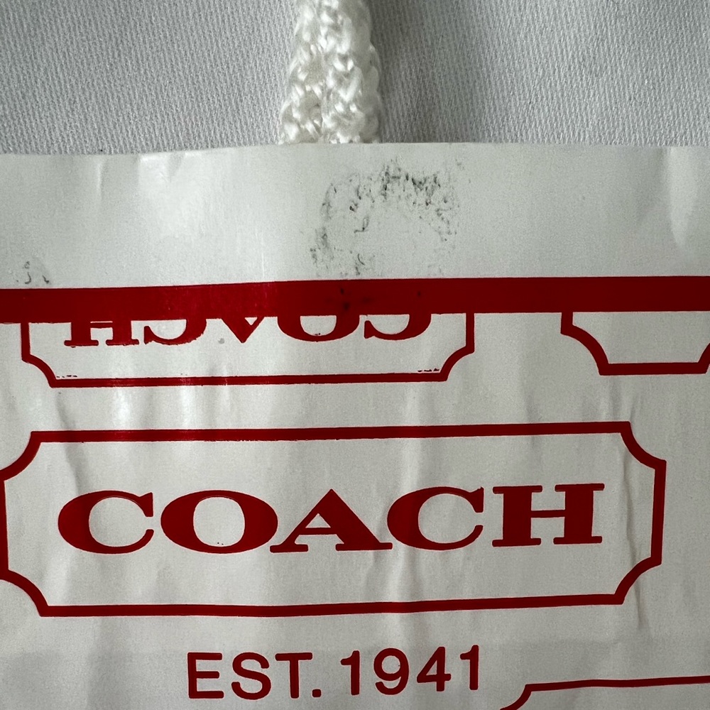 Coach paper shopping bag - Picture 4 of 4